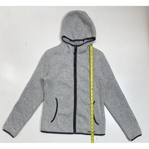 Women's Marmot Hooded Fleece Full Zip. Light Grey: Size Medium‎